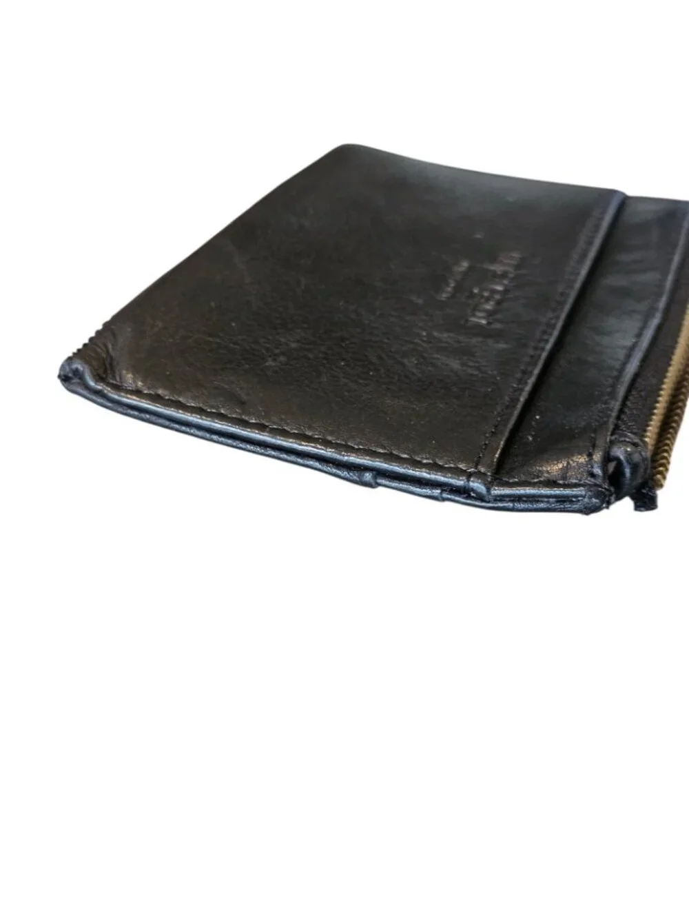 Margot New York Leather Card Case Wallet Black Minimalist READ